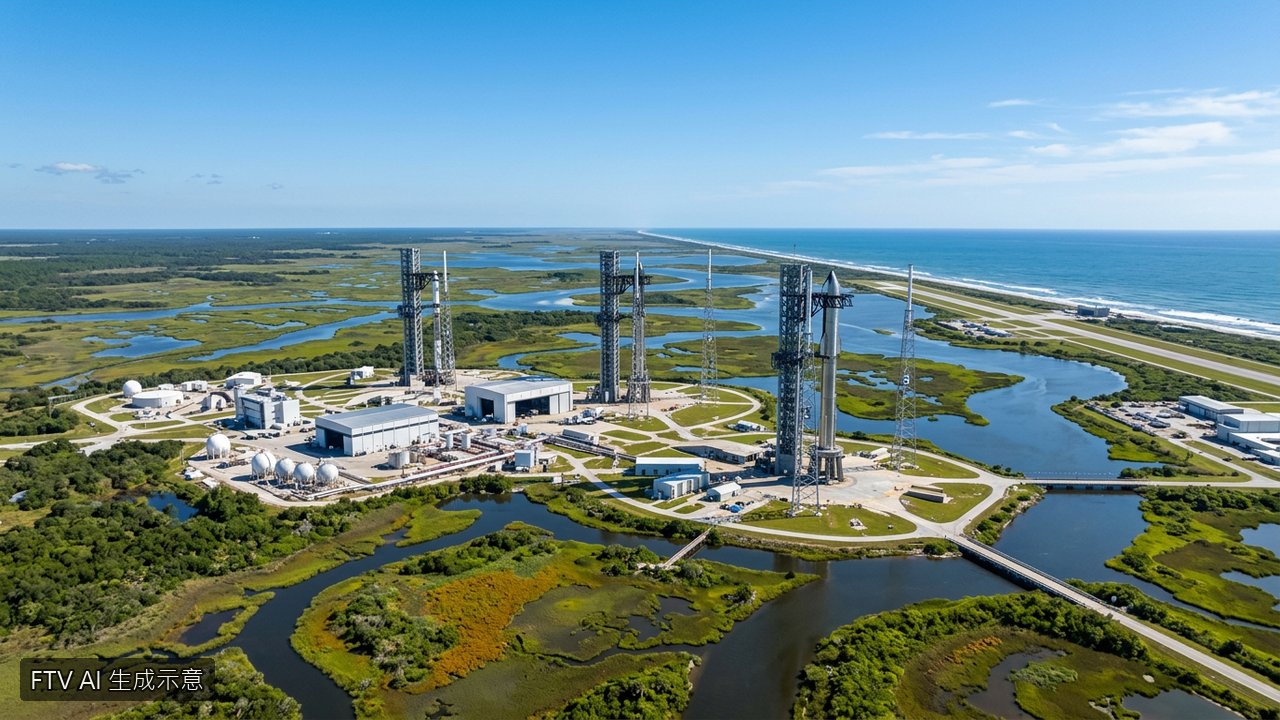 SpaceX擬在路易斯安那州打造千億美元星艦發射基地