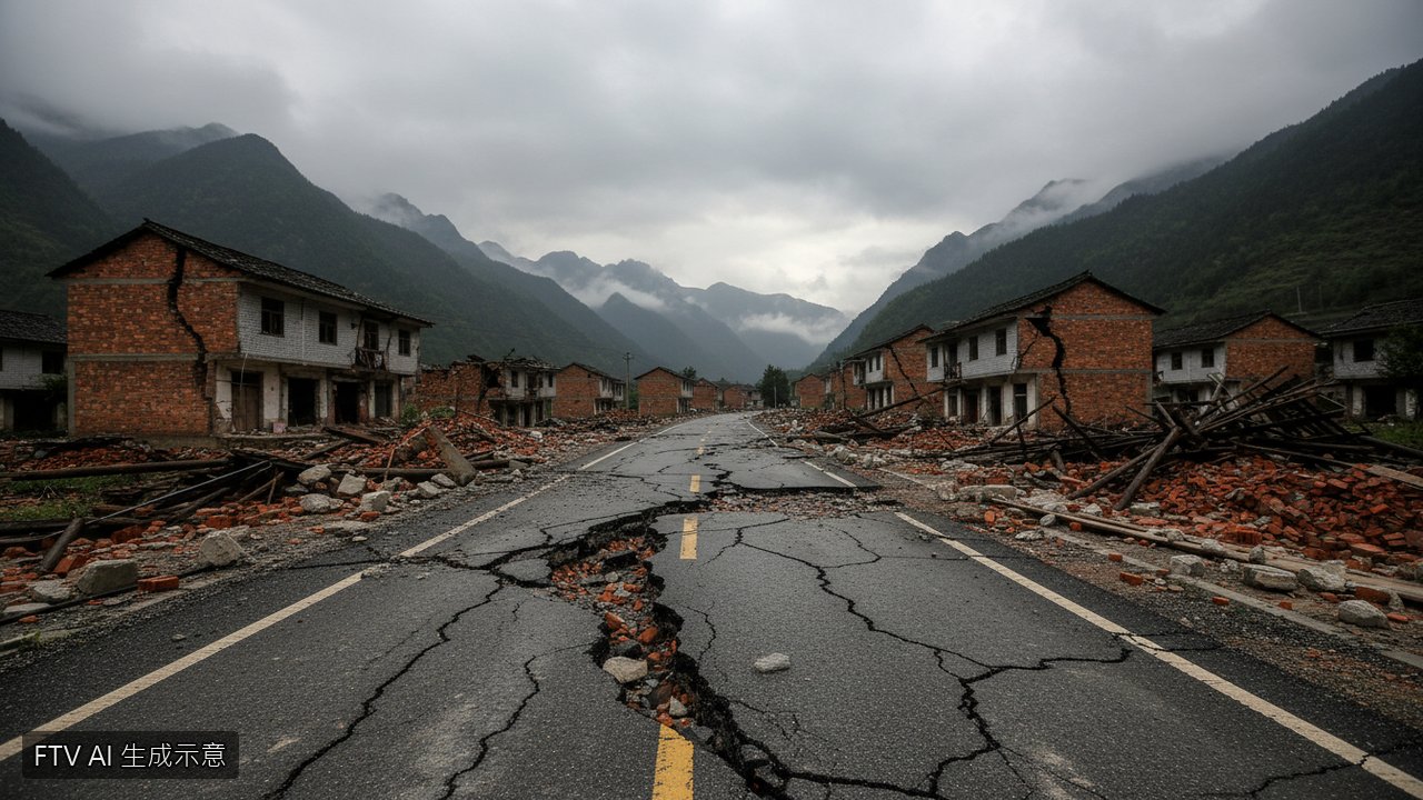 中國廣西發生規模5.2強震！13棟房屋倒塌、逾7千人緊急撤離