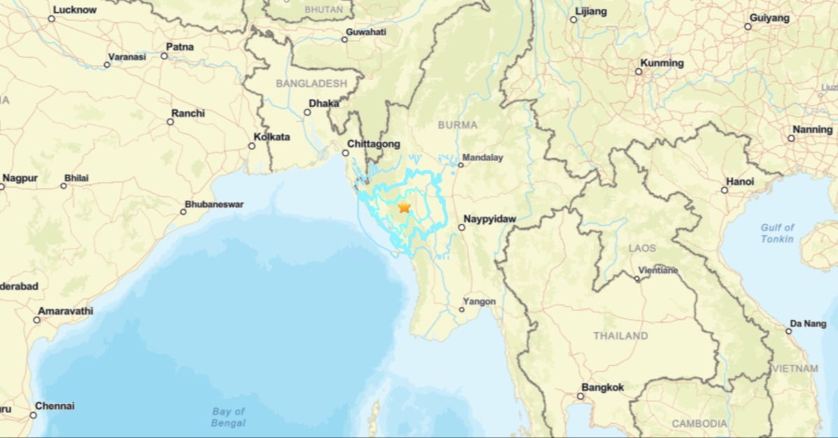 緬甸深夜發生規模5.9地震 死傷不明