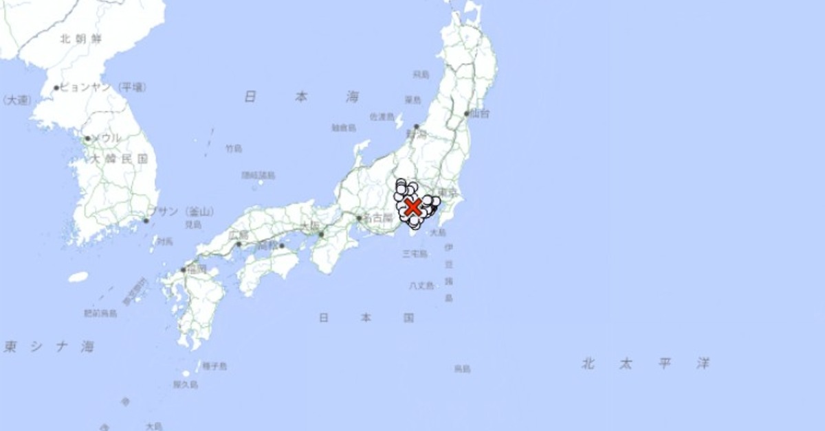 快訊／富士山附近發生地震 日本氣象廳報告曝光