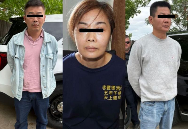 身穿宮廟T在美國落網！3台嫌涉「禮品卡詐欺」被捕照片曝光　最少將關15年