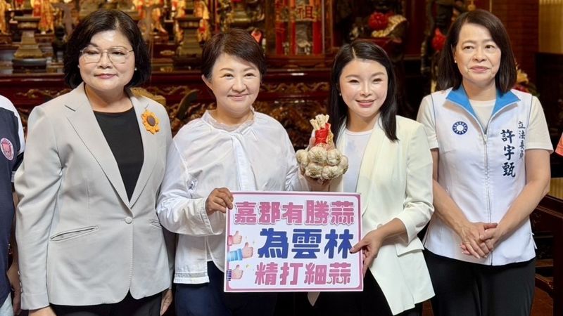 盧秀燕走訪西螺輔選　讚張嘉郡政見讓雲林更進步