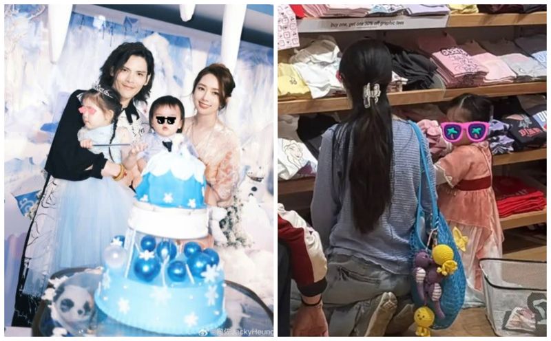 郭碧婷素顏逛平價店被捕獲！　5歲女兒正面照曝光「也是大美人」