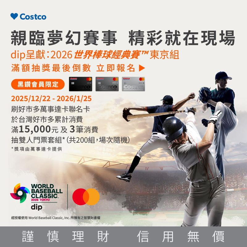 好市多會員抽中WBC經典賽門票　網友熱議：夢幻等級福利's story cover image